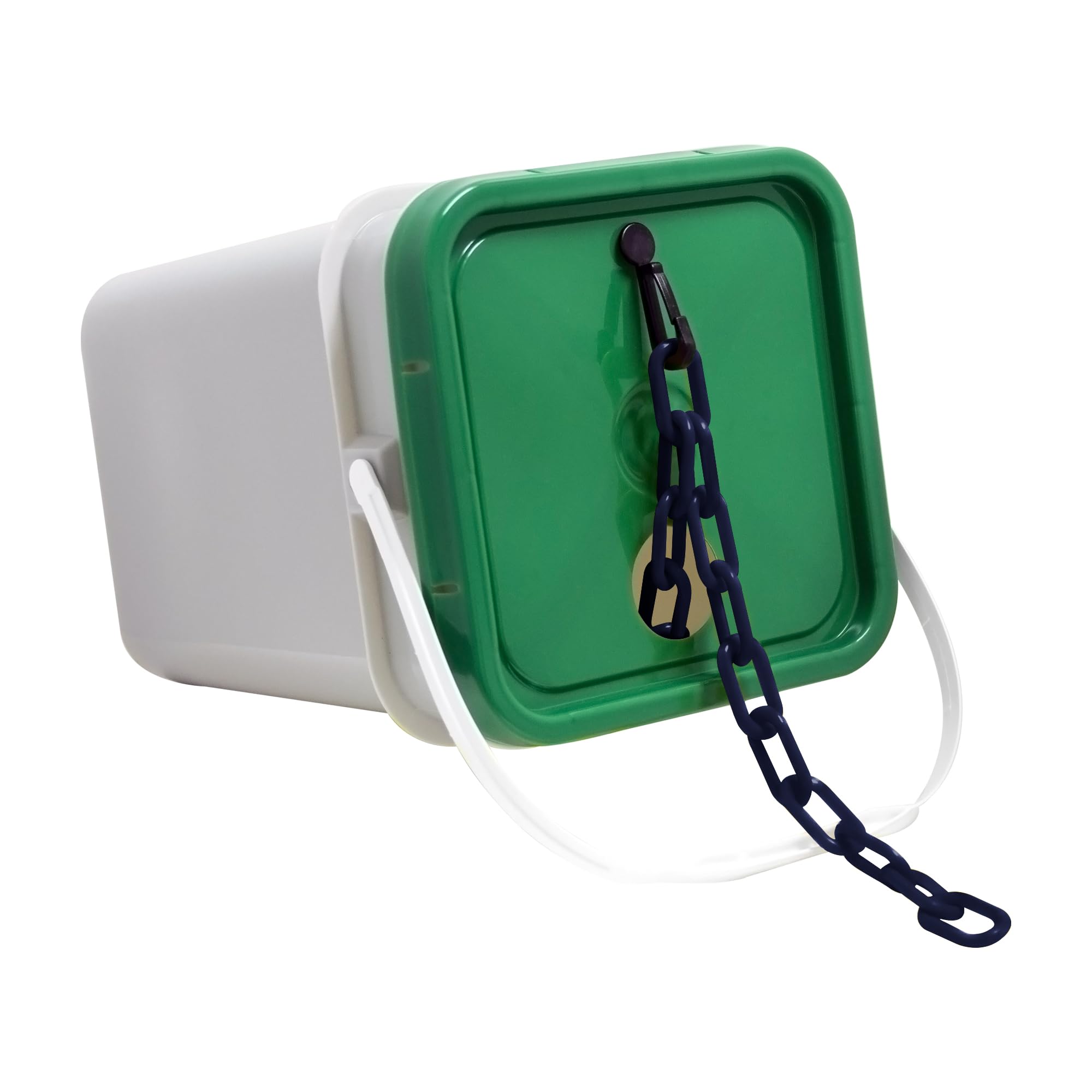 Mr. Chain Plastic Barrier Chain Pail, Cobalt Blue, 1 in Link (10066-P)