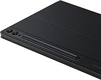 Vista 2 de Samsung Funda para teclado para Galaxy Tab S9 FE+, funda protectora para tablet, experiencia similar a una PC, parte trasera magnética, posiciones