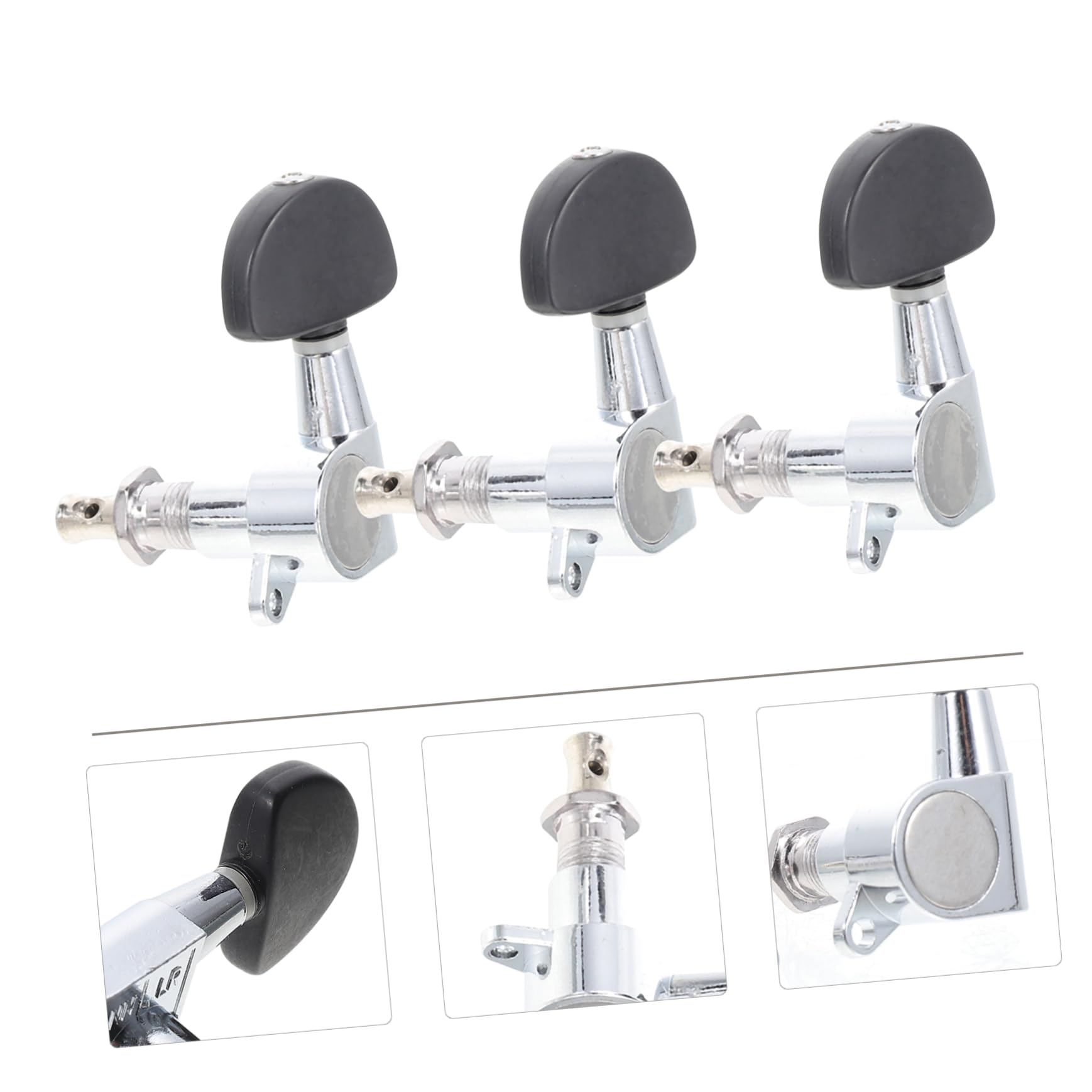 SHOWERORO 1Set Durable Metal Guitar Tuning Pegs Head Tuners for Classical Acoustic Electric Guitars Enhance Sound Stability Unique Aesthetic for Your Instrument