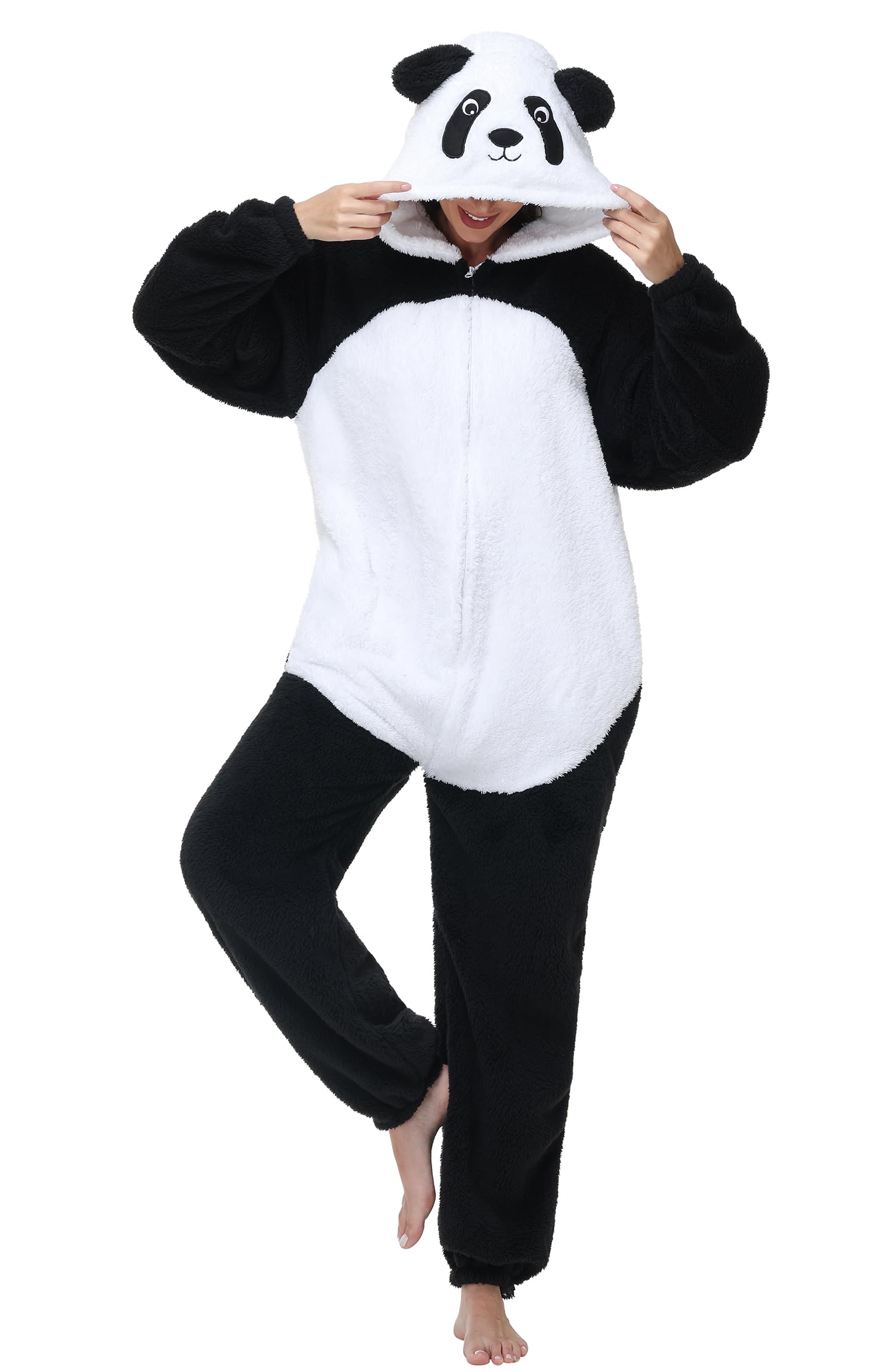 LATH.PIN Combinaison Pyjama Kigurumi Adulte Unisexe Animal Costume Cosplay Déguisement de Soirée Onesies Pilou Pilou Vêtements de Nuit Sleepwear pour Carnaval Halloween Noel