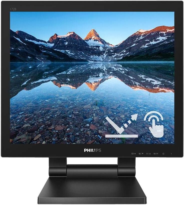 Philips172B9TL - 17 inch Touch Monitor, 60Hz, 1ms, TN, Speakers, Height Adjust (1280 x 1024, 250 cd/m² HDMI/DVI/VGA/DP/USB 3.1)