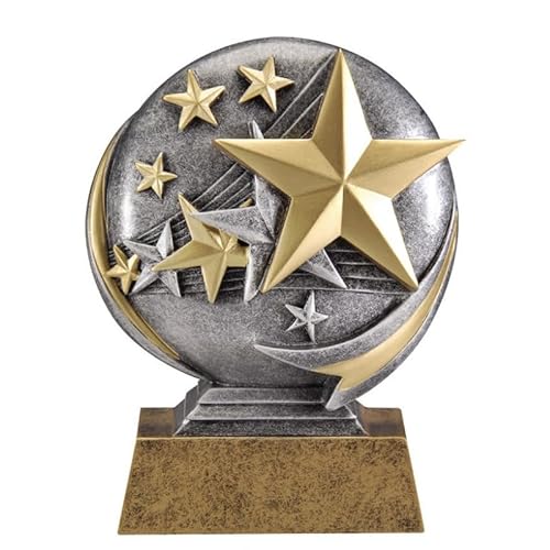 Same Day Awards Mini Motion Shooting Star Trophy 5 Inches - Engraving Included (Star)