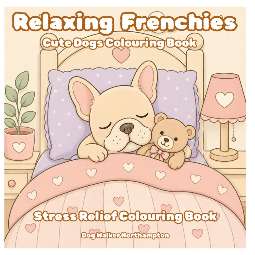 Relaxing Frenchies (colouring frenchies)
