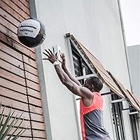 Vista 5 de Dynamax Pelota medicinal de 12 libras y 14 pulgadas de diámetro Stout I para entrenamiento de pesas tonificante para gimnasio en casa, entrenamiento