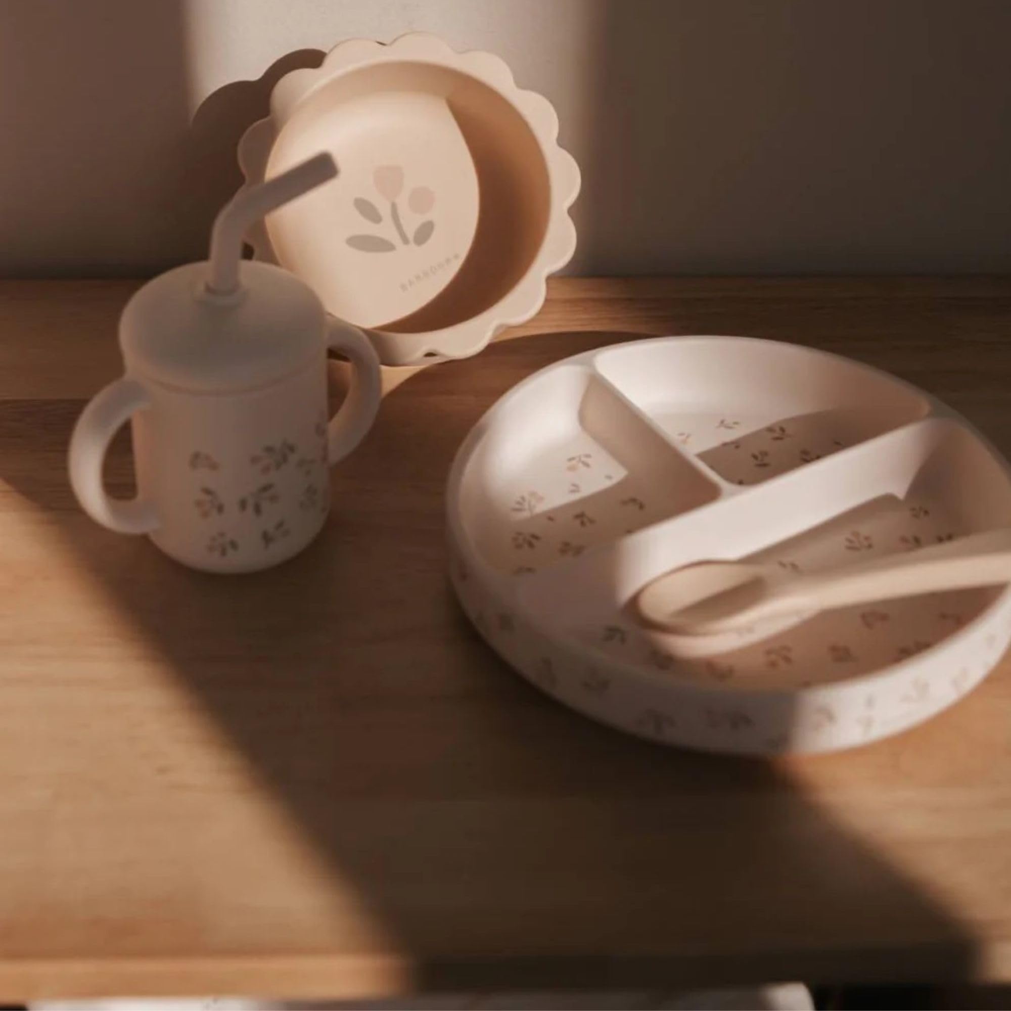 Juego de comida Bamboom Dinner Set Tulips
