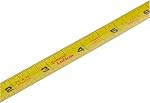 Crescent Lufkin 1/2" x 6' Mini Hi-Viz Orange Yellow Clad Keychain Tape Measure - Branded Tray Pack , Black - CS8506MP