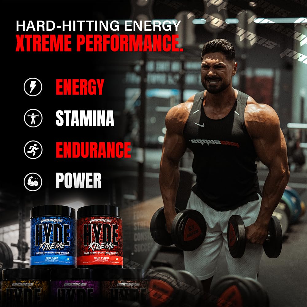 ProSupps Hyde Xtreme Strawberry Lemonade High Stim Pre Workout, 30 Servings — Amazon image 3