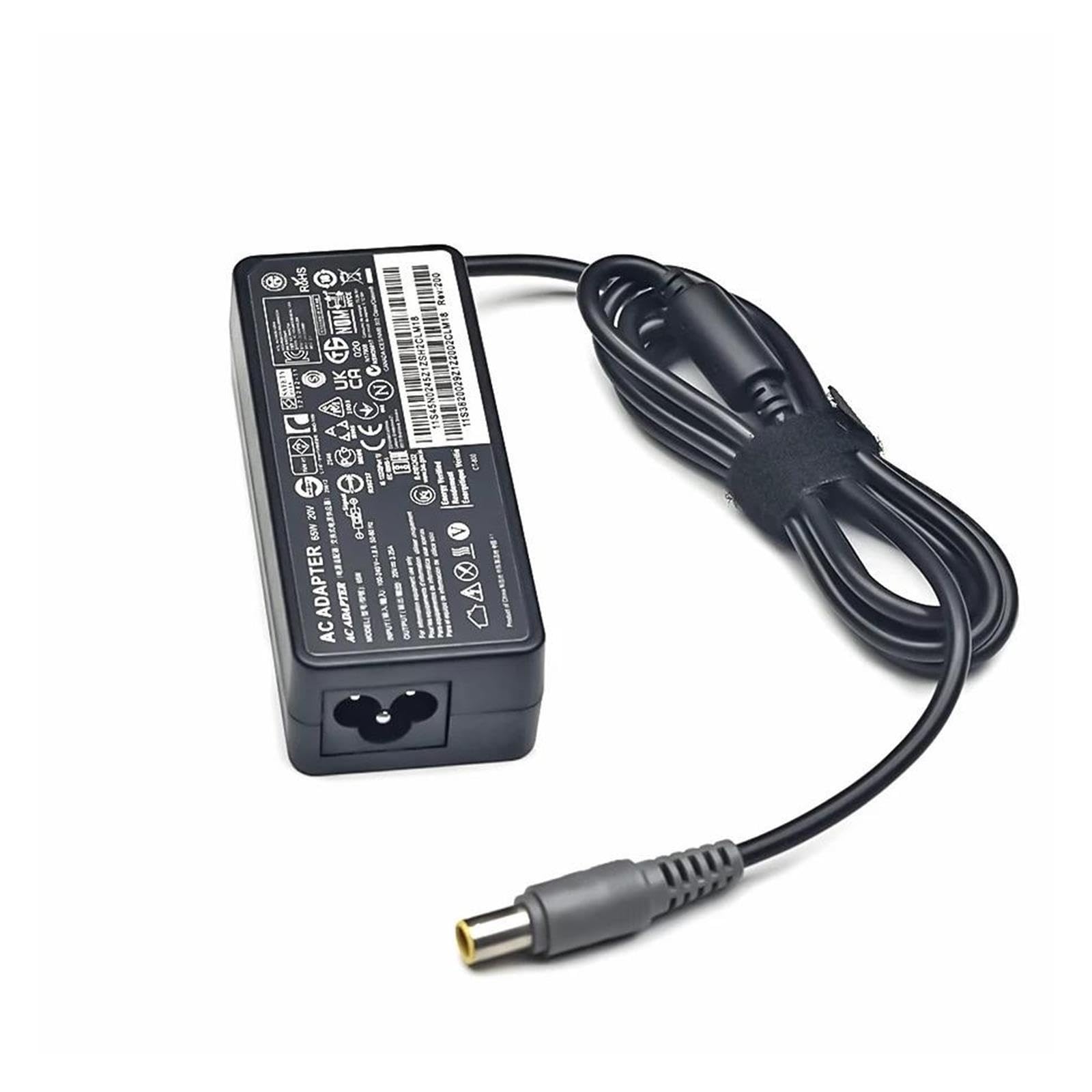 Cargador Adaptador De Corriente CA De 20V, 3,25a, 65W, 7,9x5,5mm, Compatible con Lenovo,X201, X220, X230, E430C, B490, B590, V580, Sl410, Sl510, Sl510K, T510I(EU)
