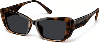 JASPIN Trendy Cat Eye Sunglasses for Women - Polarized 90s Vintage Sun Glasses UV Protection Fashion Retro Cool Y2k Sunnies