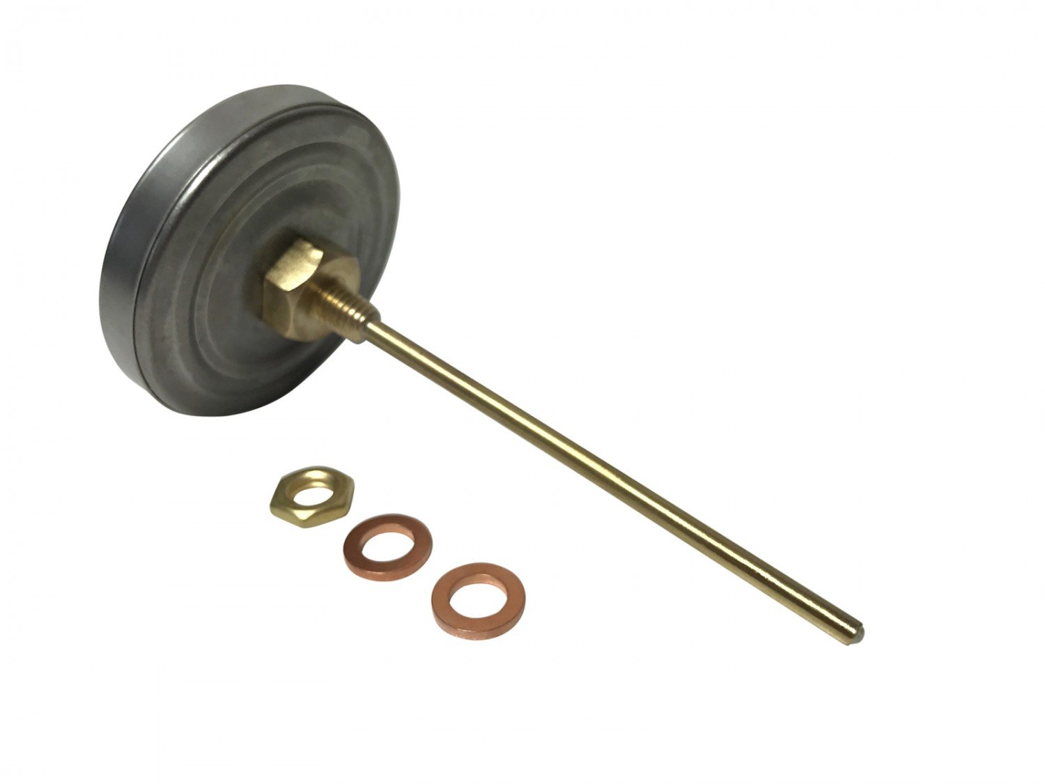 Al-Ambik® Thermometer zum Destillieren | ø6 cm Destillierthermometer | Deutsche Industrienorm Klasse 1 I Spezial Thermometer zum Destillieren I Temperaturmessgerät aufs Grad genau von 0-120°C