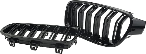 Miniatura 2 de Protector de rejilla de parachoques delantero compatible con 2012-2018 serie 3 F30 F31 320i, 320i xDrive, 328i, 328i xDrive 328d 328d xDrive 330e