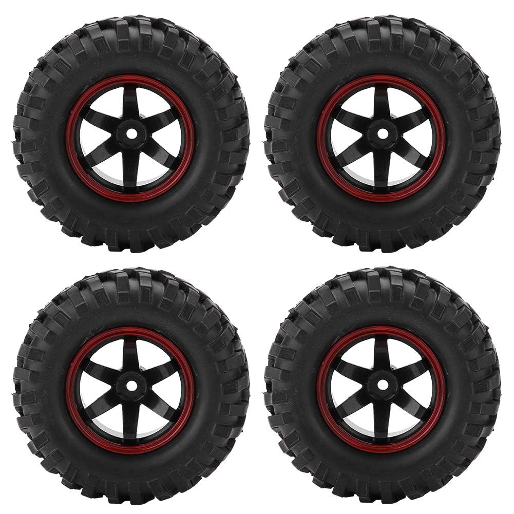 4Pcs RC Tires With Hubs - Image 2