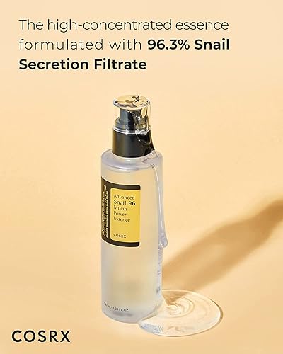 Miniatura 2 de COSRX Recuperación post acné Mucina de caracol 96% de esencia + vitamina C 13% de suero, hidratación intensiva para líneas finas,