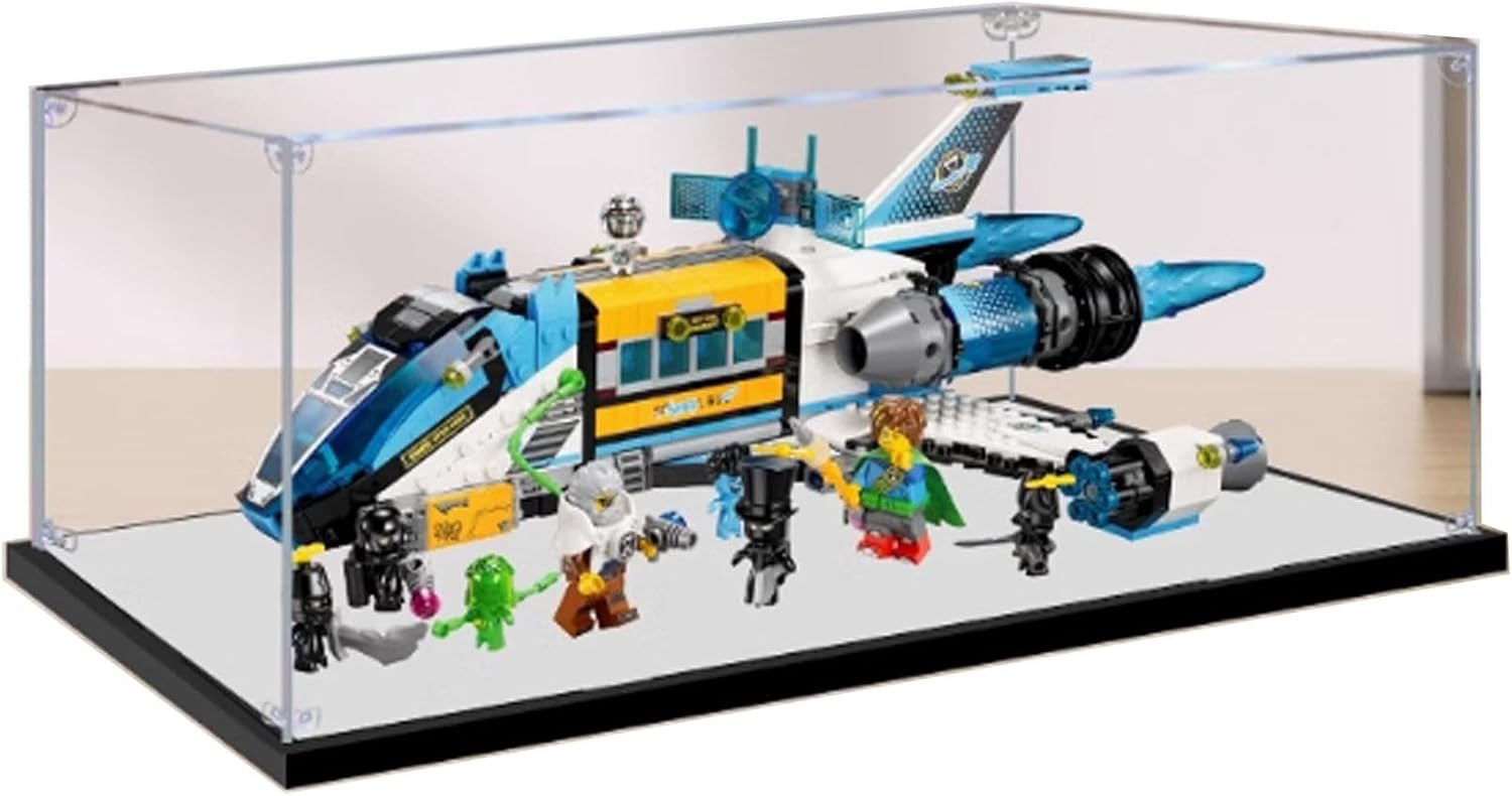 レゴ71460ビッグスカイバス防塵ディスプレイケース用透明アクリルディスプレイケース(モデルは含まれていません)(2mmミラーバージ
