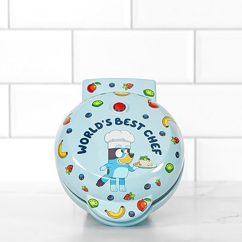 Miniatura 2 de Uncanny Brands Bluey Mini Waffle Maker – Fun Character Waffles – Easy to Use and Clean