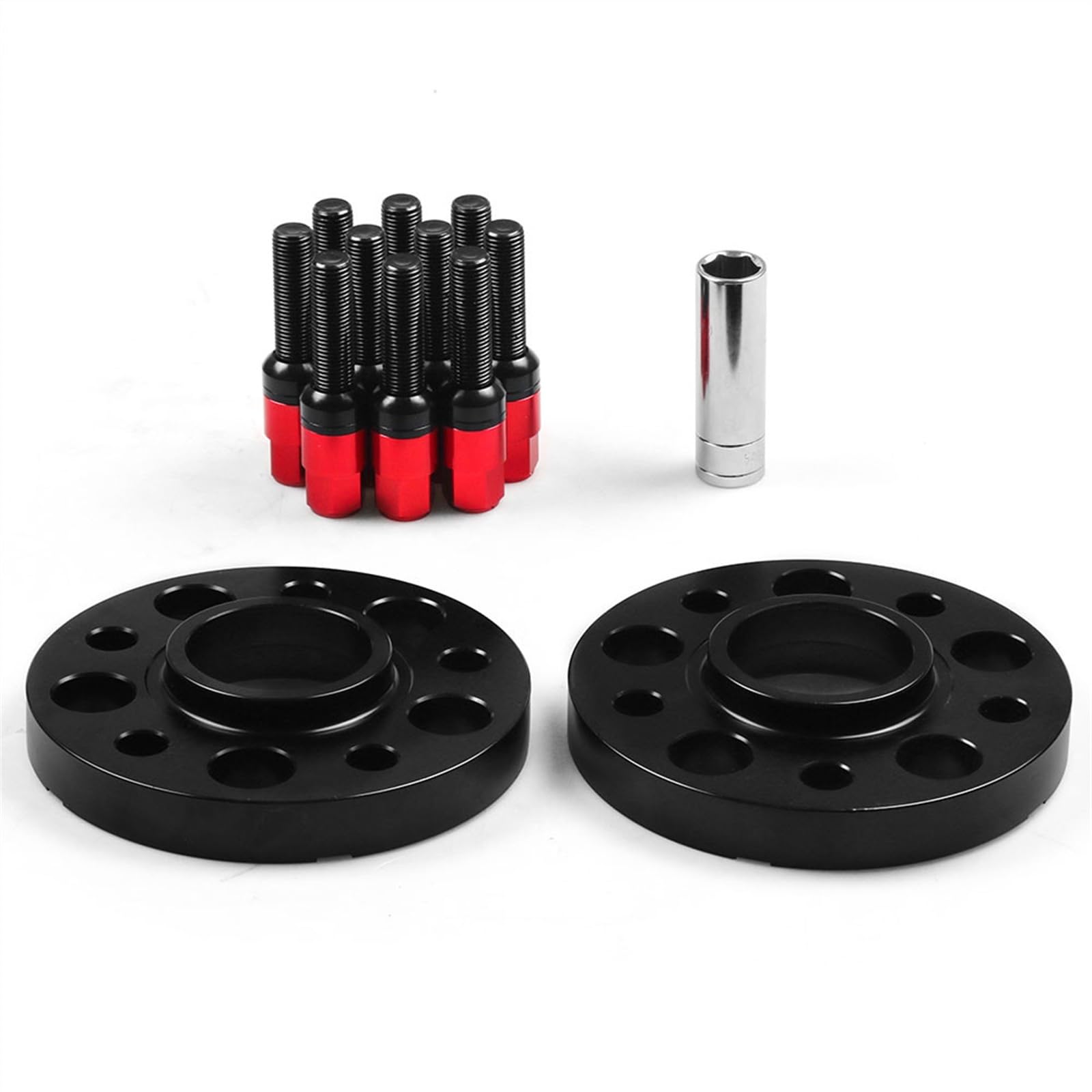 Espaciadores de rueda con orificio centrado 66,6 mm y tornillos M14x1.5 para chasis Audi 7