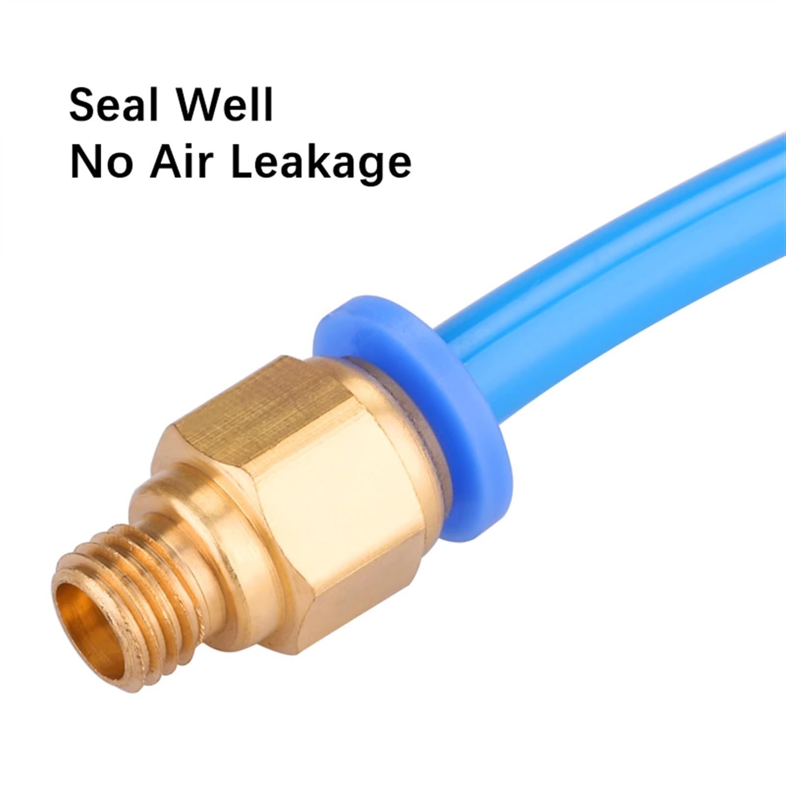 Metric Thread Straight PC6/M8/M10 Pneumatic Air Hose Quick Fitting Water Nozzle Mold Copper Quick Connector Coarse And Fine Teet (Color : PC8-M6X1.0)