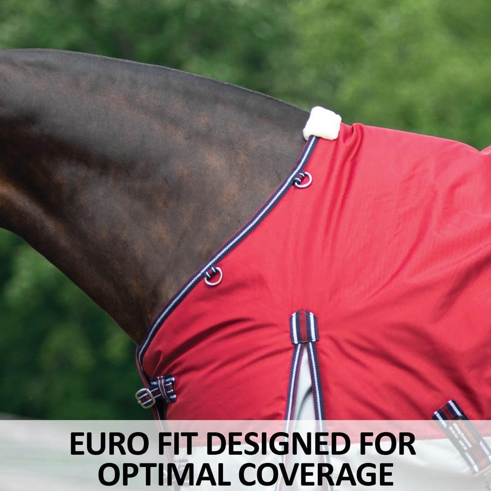 Dura-Tech Viking Extreme Surcingle Horse Turnout Blanket | Euro Fit 1680 Denier | Horse Rain Sheet Waterproof Winter Blanket