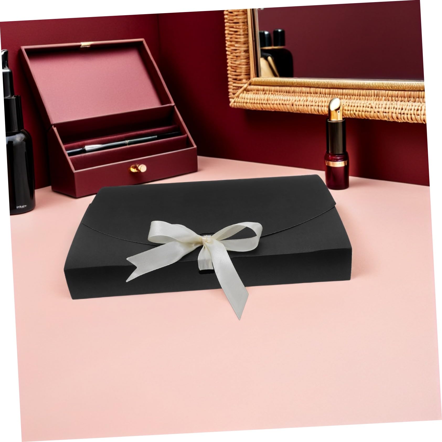 Didiseaon 20 Pezzi Scatole Regalo con Fiocco per Sciarpe e Camicie Eleganti Buste da Imballaggio per Asciugamani Confezioni Resistenti per Bomboniere Matrimonio Compleanni Natale Addio al