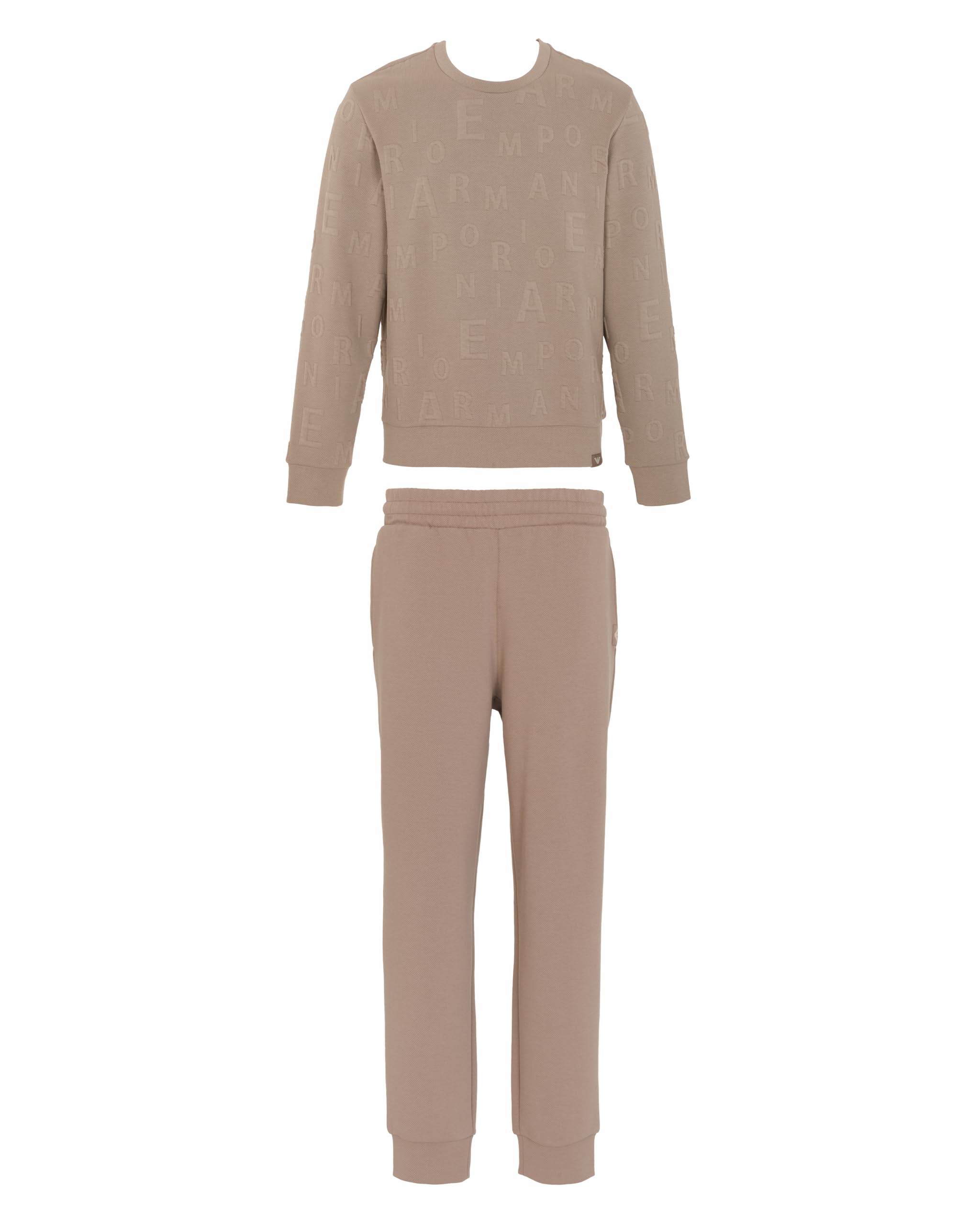 Emporio Armani Embossed Terry Tracksuit TUTA Uomo (Pacco da 1)
