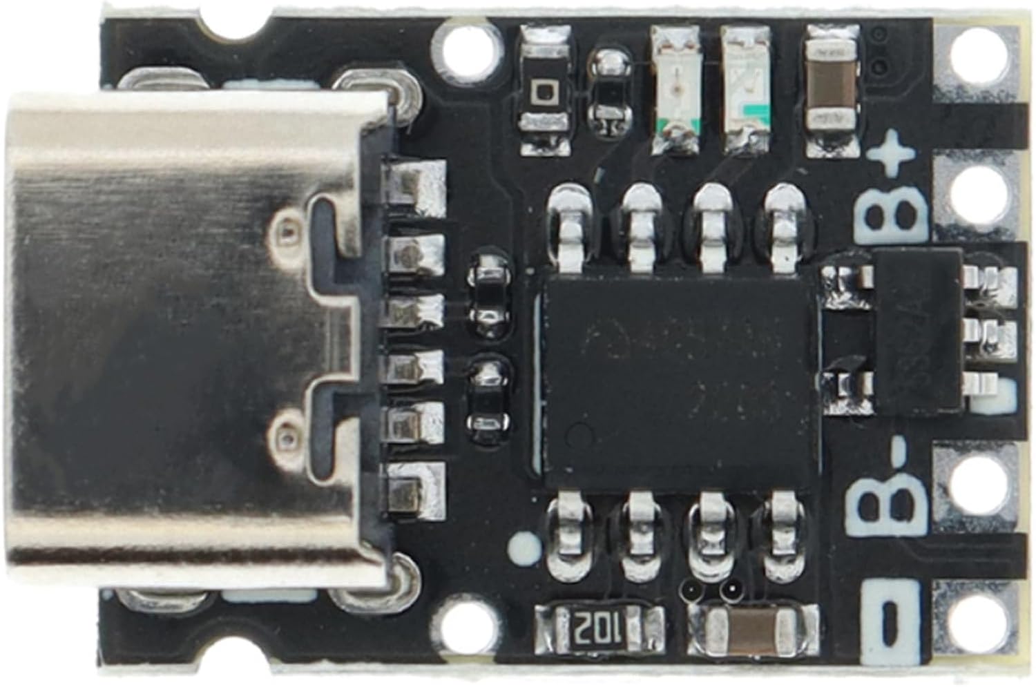 TP4057 Moduł ładowarki USB C TP4056 18650 USB 5V 500mA LiPo Bateria 3,7V z ochroną przed zwarciem i głębokim rozładowaniem (1 szt.)