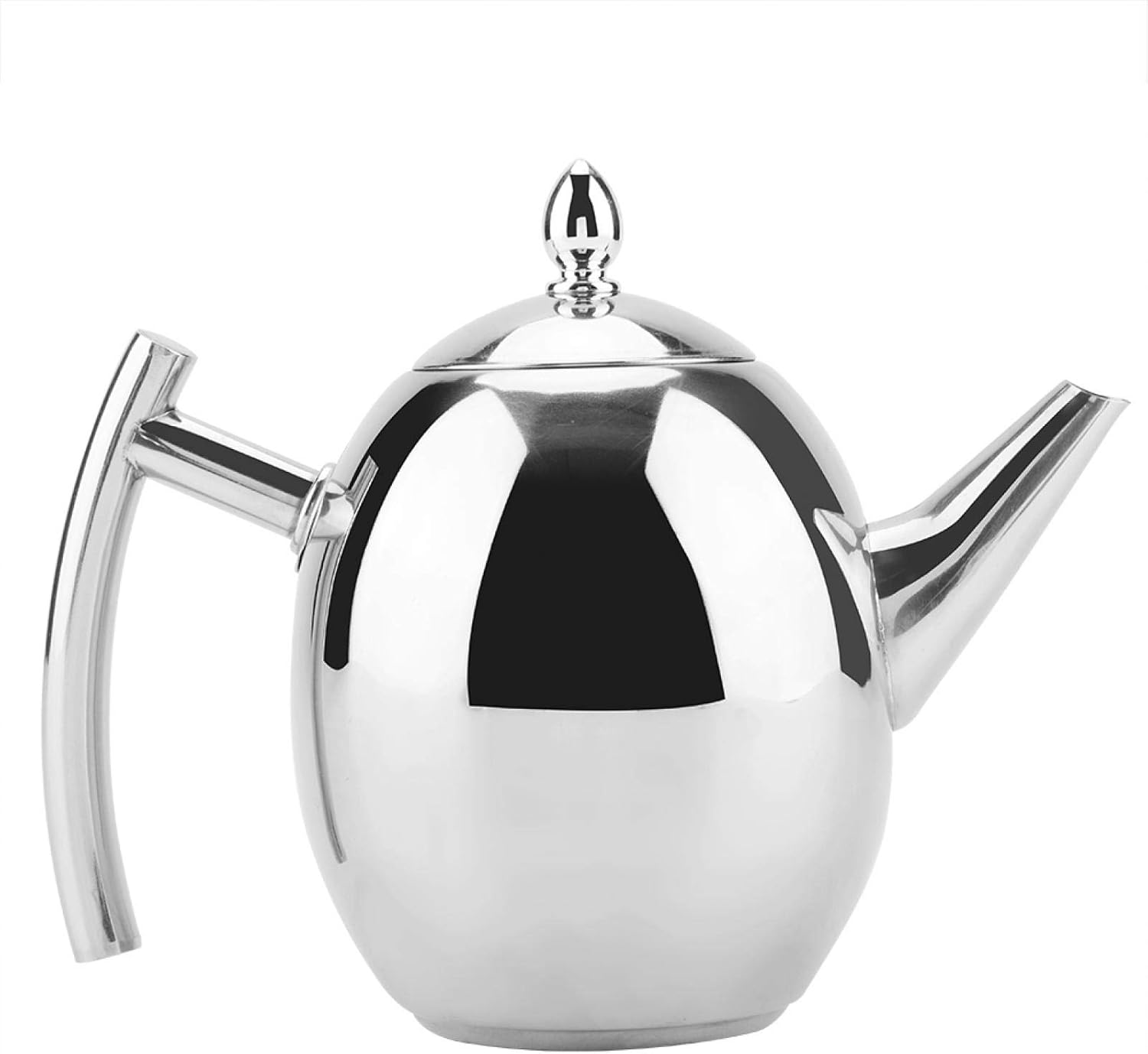 Stainless Steel Teapot Professional Teapot for Loose Leaf and Tea Bags