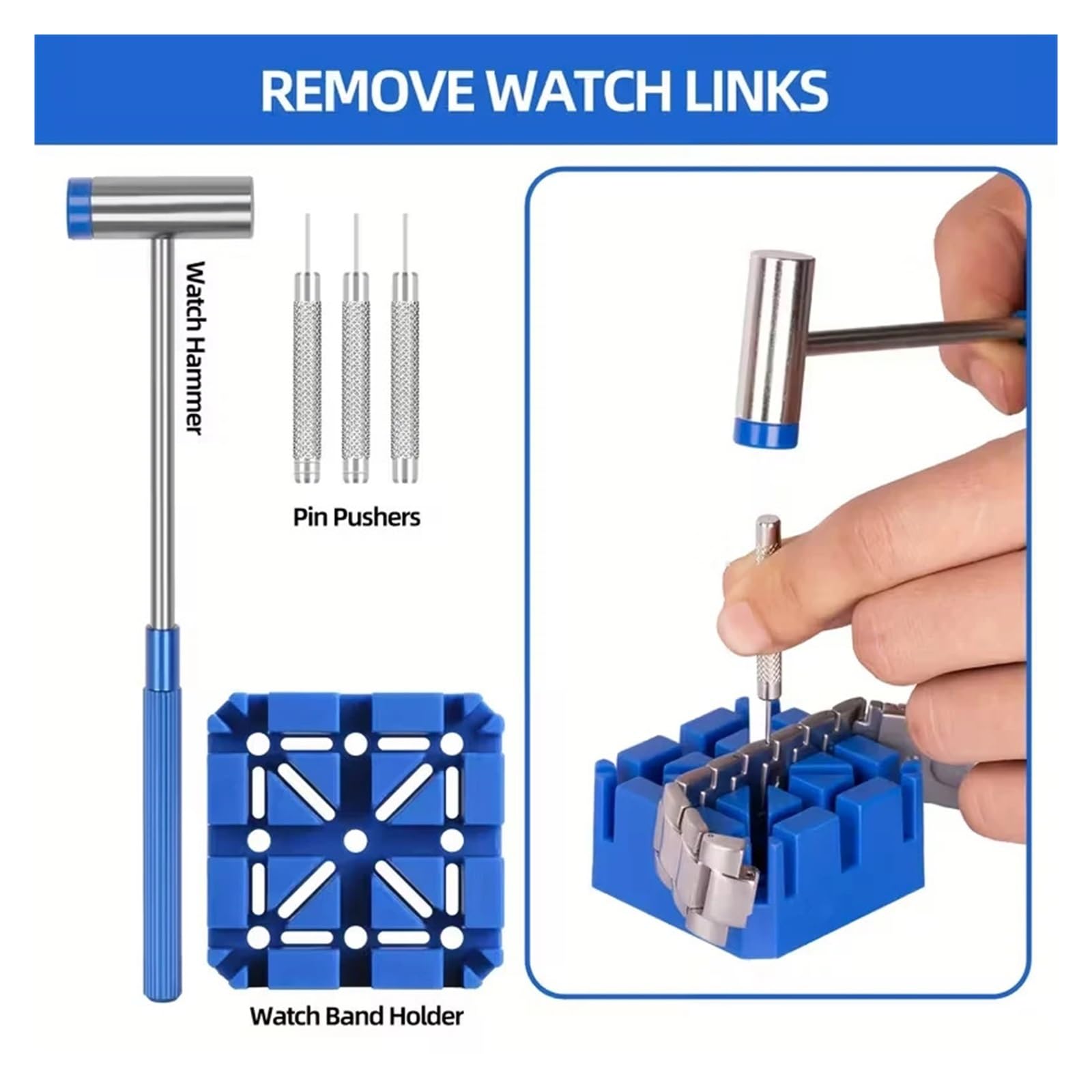 Kits de reparación de Relojes de 185 Piezas. | Kits de reparación de relojes multiusos