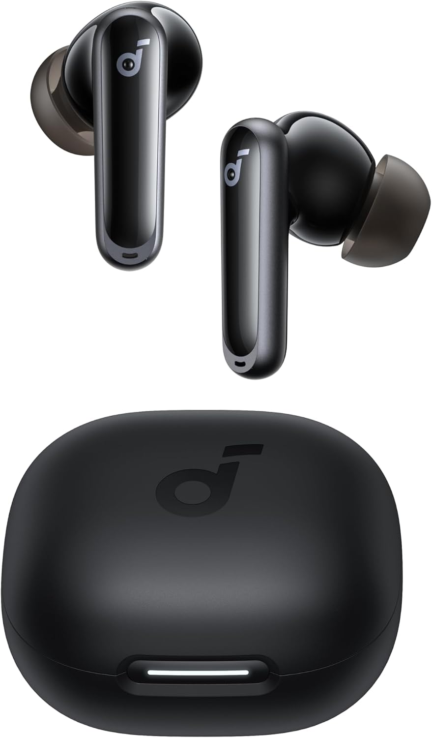 P40i by Anker Noise Cancelling Earbuds with Adaptive ANC | Heavy Bass, 60H Playtime, 2-in-1 Case and Phone Stand, IPX5, Wireless Charging, Bluetooth 5.3