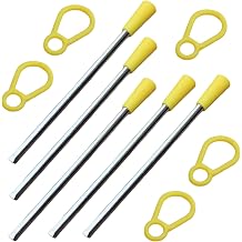 5 Sets Triangle Iron Mallet Plastic Triangle Percussion Stick Beater Hand Percussion Tool Accessory for Educational Use and Family Fun