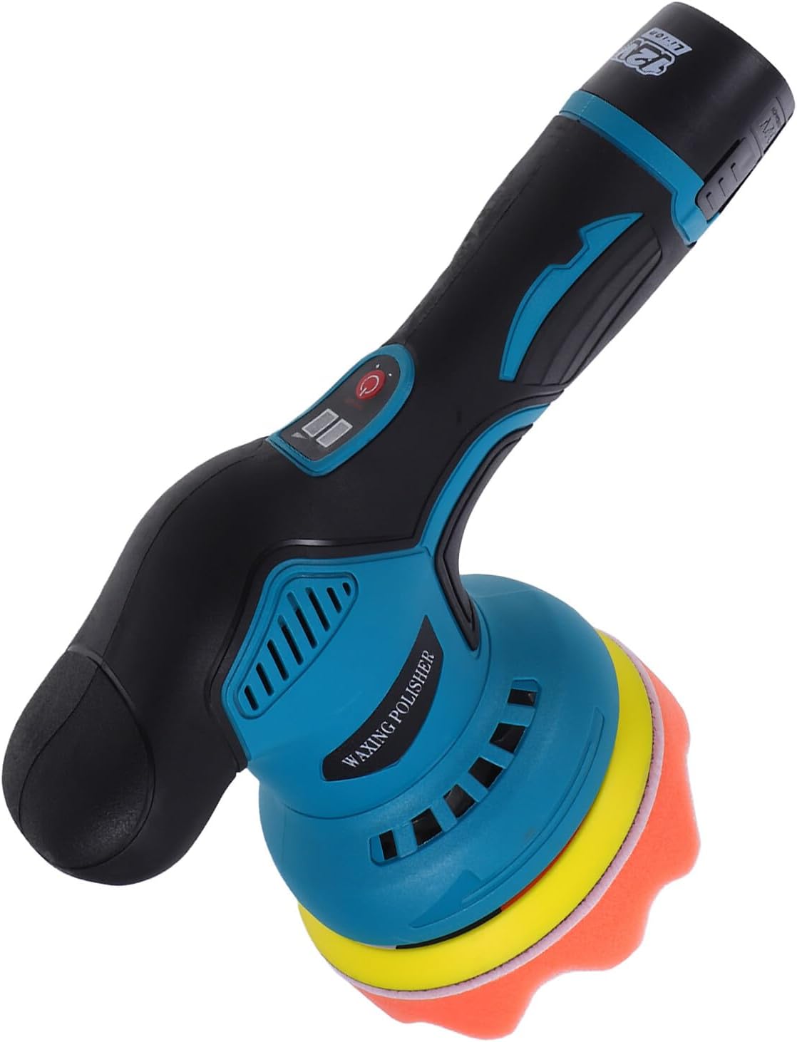 Electric Car Polisher Buffer with Adjustable Speed Portable Cordless Rotary Waxing Tool for Car Detailing and Polishing DIY Speed Settings for Glossy Finish