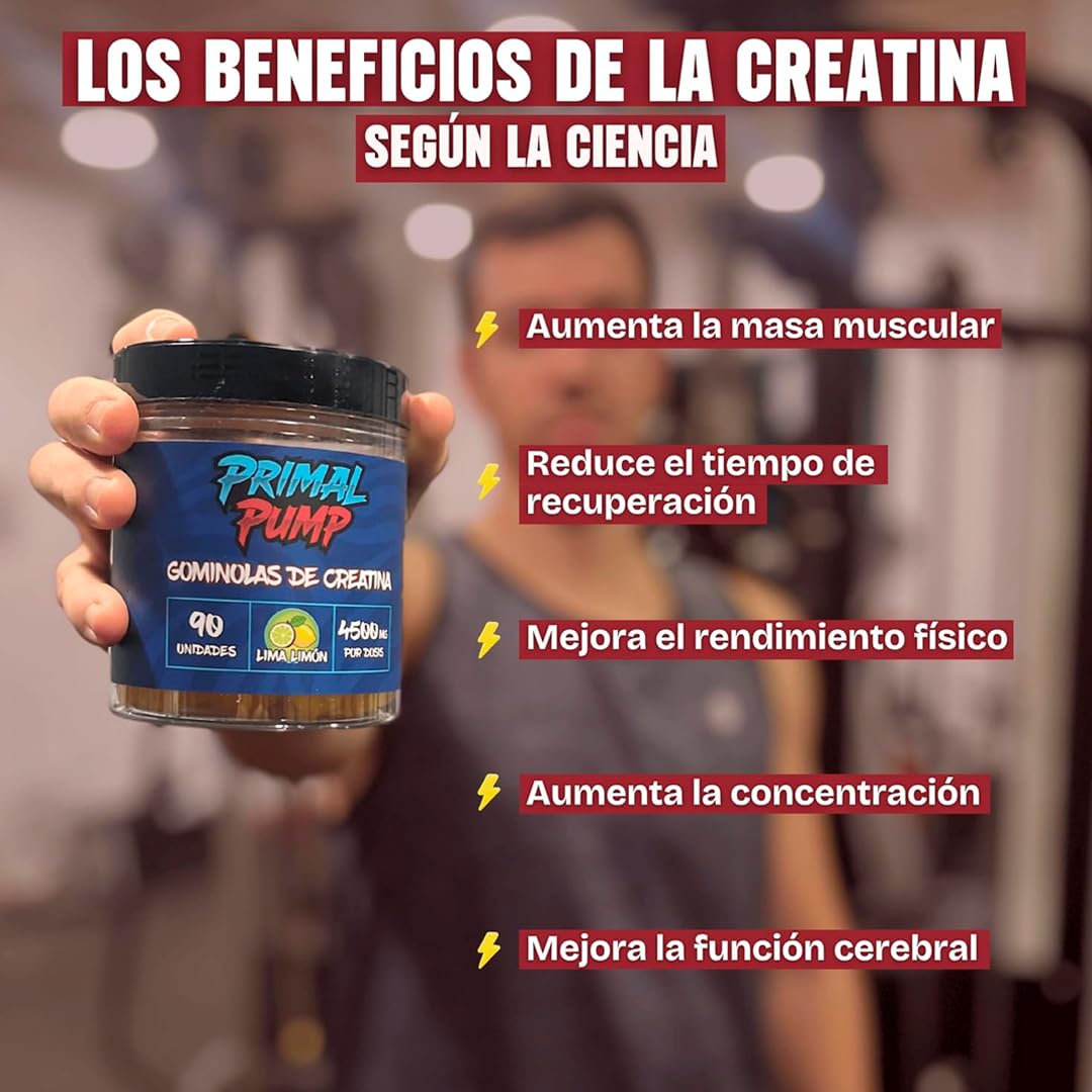 Pack 4 Sabores Frambuesa, Lima Limin, Naranja & Mango Maracuyá | Gominolas de Creatina Monohidratada 4.5g | Rendimiento, Energía, Sabor en Cada Dosis | Sin Azúcar, Vegano, Sin Gluten
