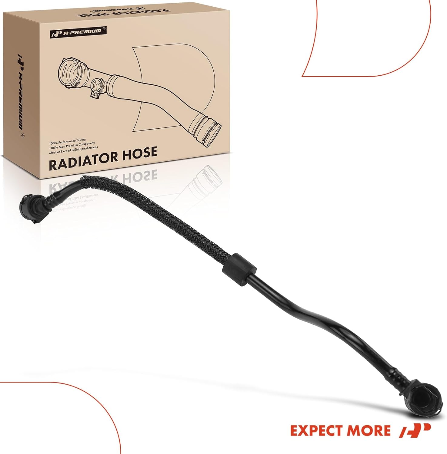 A-Premium Radiator Coolant Hose Compatible with BMW 540i 2017-2019, 540i xDrive 2017-2019, 740i 2016-2019, 740i xDrive 2017-2019, 640i xDrive Gran Turismo 2018-2019