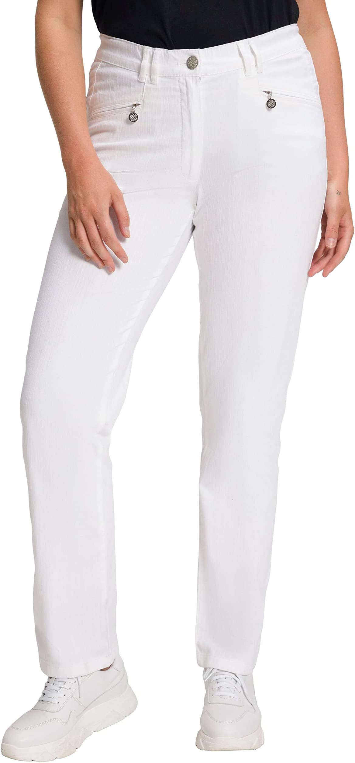 Ulla Popken Women's Mony Summer Trousers Pants