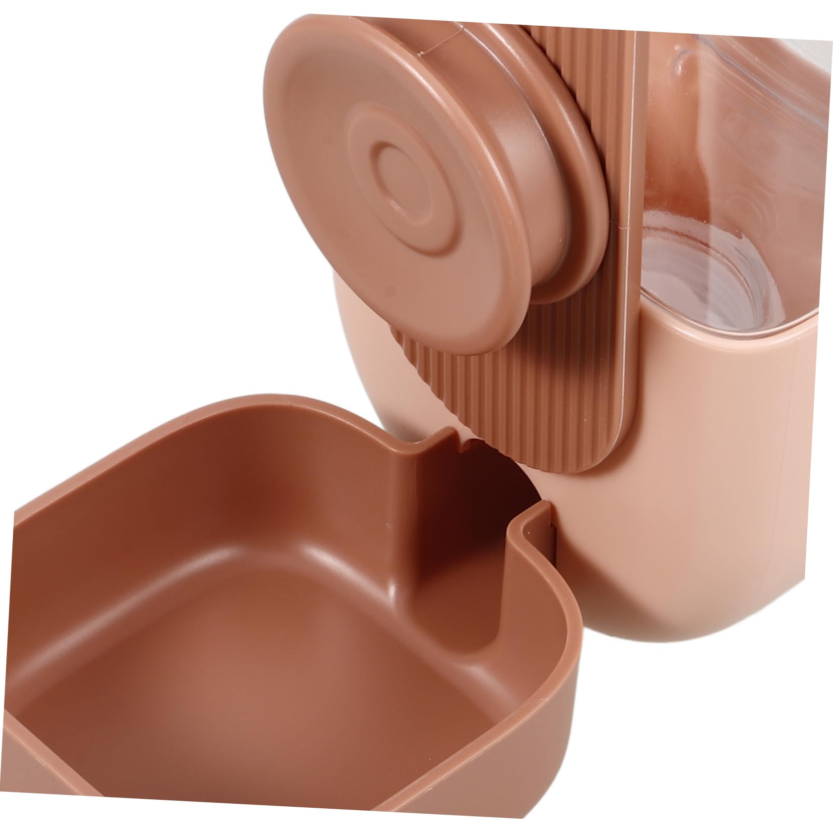 Abaodam Hanging Pet Water Fountain No Mess Feeder Auto Pet Feeder for Cats Dogs