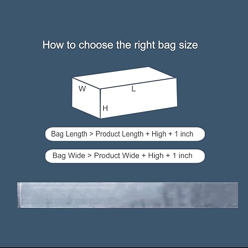 Miniatura 2 de Bolsas de póster planas abiertas, de 12 x 40 pulgadas (paquete de 100), mangas de plástico estrechas de 2 mil de largo, bolsas de plástico