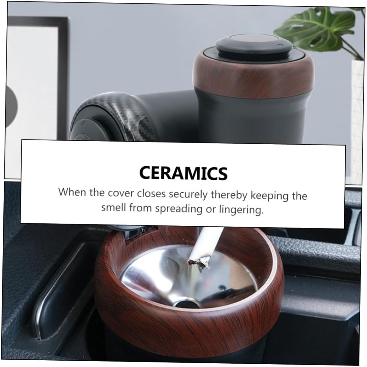 Ashtrays for Smokers Indoor Car Ashtray Lighter Usb Rechargeable Easy Clean Car Home Office for Dad