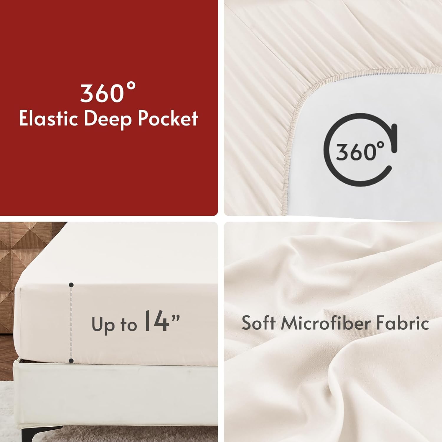 MUXHOMO 7 Pieces Queen Comforter Set, Reversible Bed in a Bag Queen Size, All Season Bedding Set with Comforter, Flat Sheet, Fitted Sheet, Pillowcases & Shams, Peacock Blue & Ivory