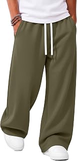 Yooo's Vivi Boys Baggy Sweatpants Wide Leg Joggers Ages 6-16 with Pockets