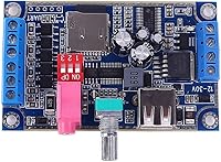 Vista 7 de DONGKER Módulo de reproducción de voz MY-F1090, módulo de voz de música DC 12V-24V con ajustador de volumen y una placa de reproducción de sonido