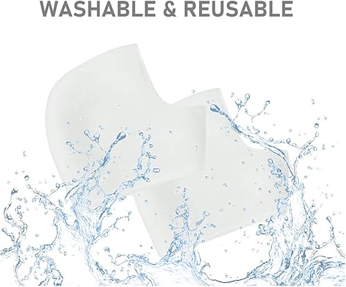 Miniatura 4 de VivoFoot 2 pares de protectores de talón de gel, mangas de talón para prevención de ampollas, copas de talón de silicona y protectores de tobillo