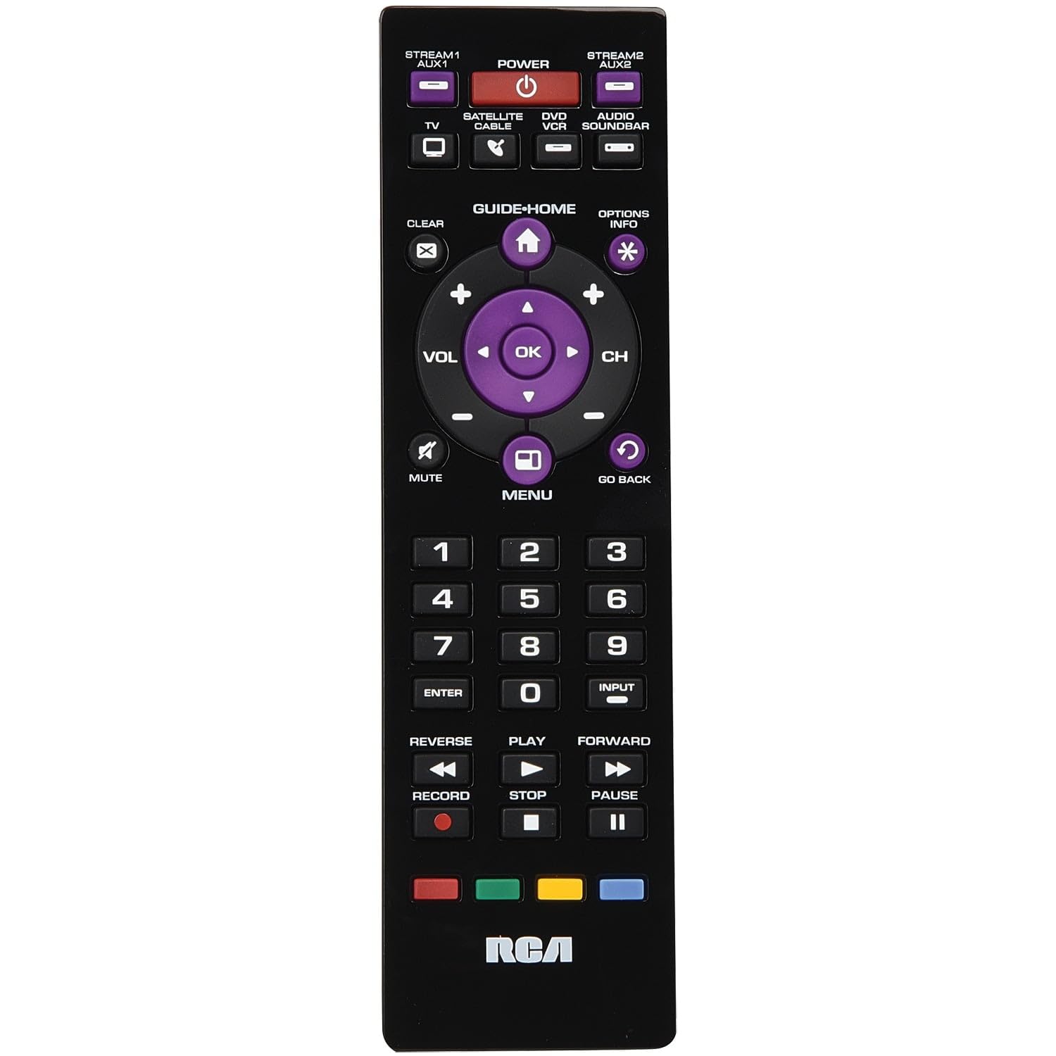 RCA Contrôlez télécommande universelle avec Streaming appareil