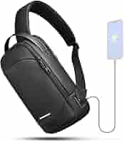 Zaino Antifurto Uomo Con Porta USB - Borse Piccole A Tracolla, Leggero, Impermeabile - Foto 7