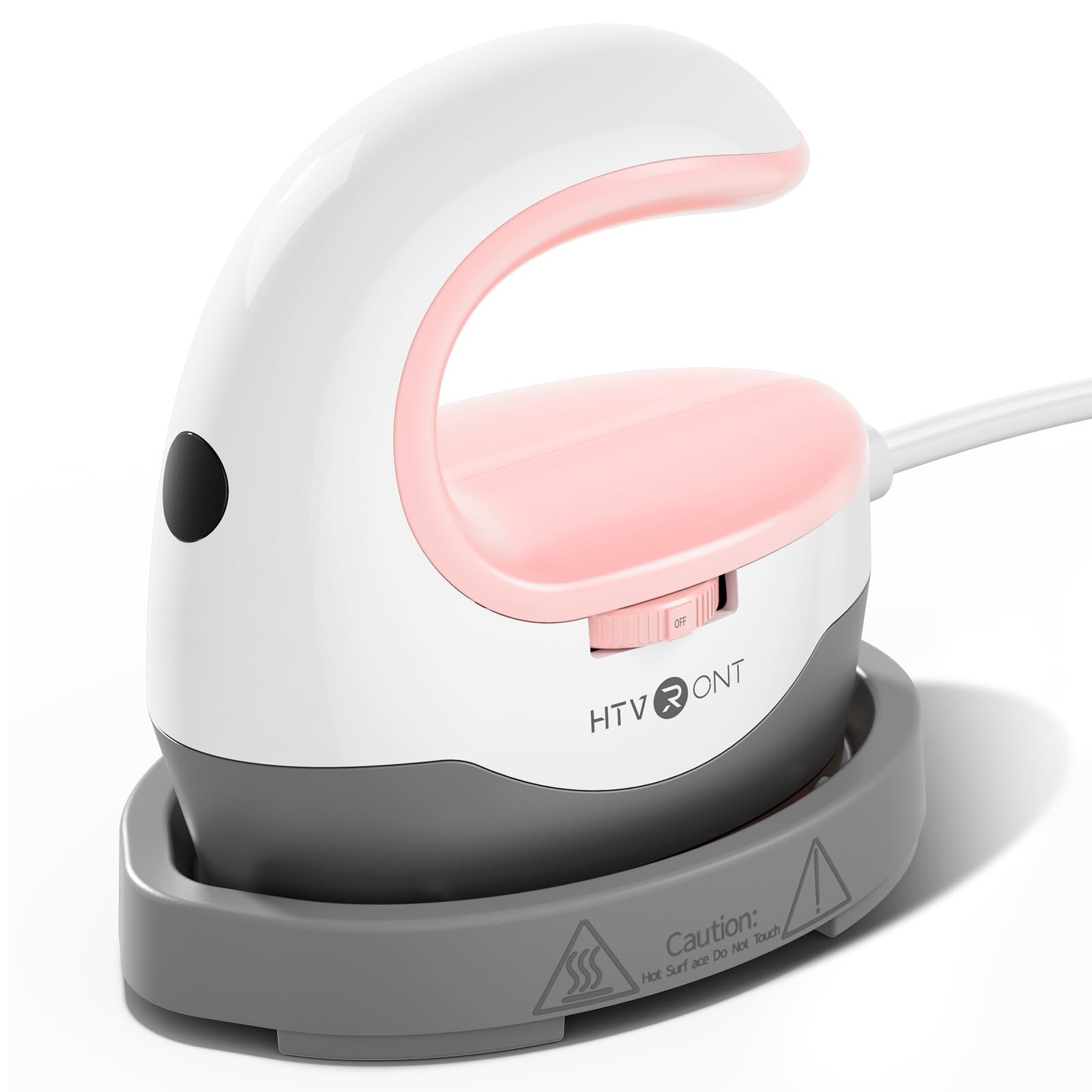 HTVRONT Heat Press Mini Heat Press Machine, Small Heat Press Portable Iron Press Machine for T Shirts, Hats, Heating Transfer Projects (Pink)-image-32