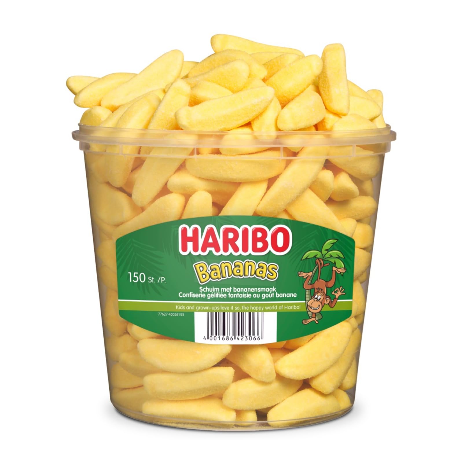 Haribo Bananas, 1er Pack (1 x 1.05 kg Dose)