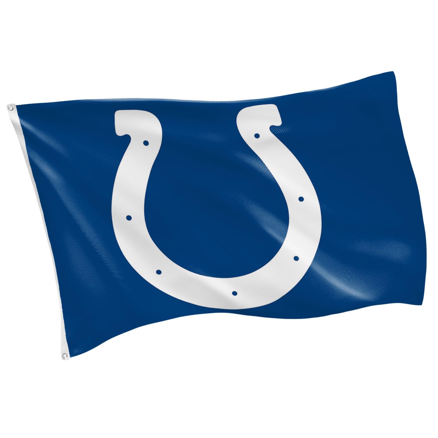 NFL Indianapolis Colts 3 x 5 Outdoor Durable House Flag with Grommets | Sport Team Flag & Banner | Indoor Wall Decor Flag for Room | Works with Flag Poles for Outside House