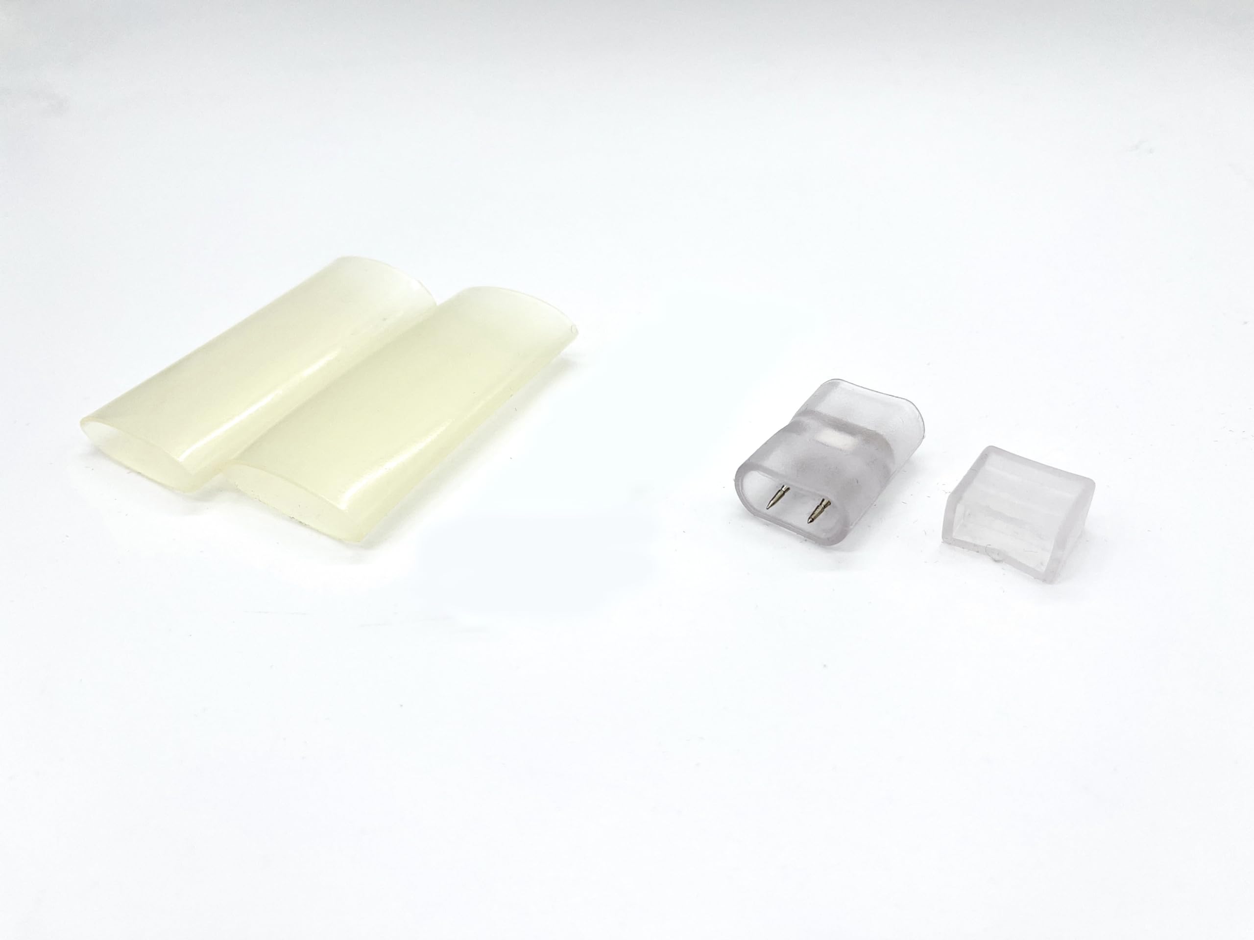 Serie Profesional - Conector I, PVC transparente. Solo para el LED Neon Flex, no compatible con tubo de luz LED y tira LED
