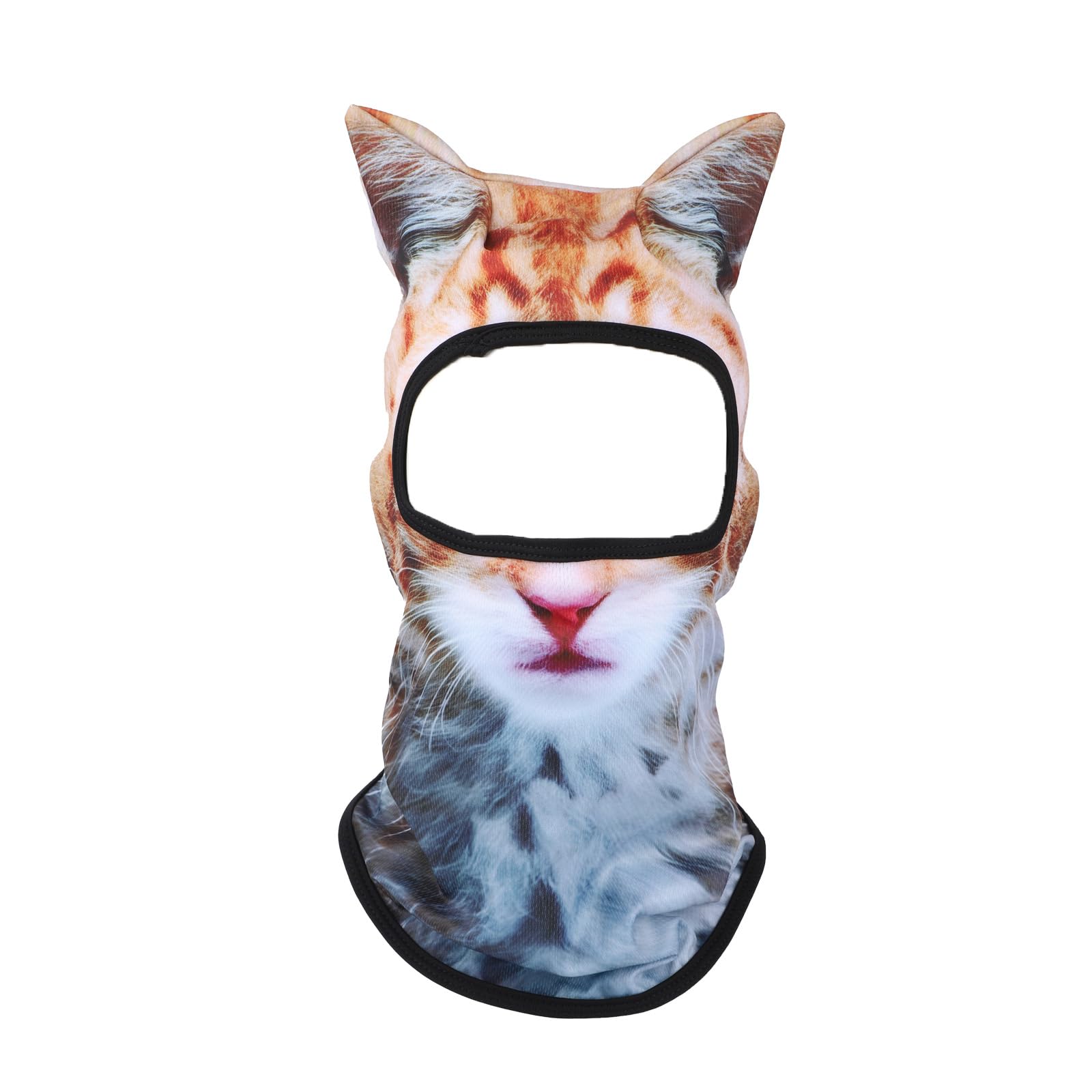 Mikovivi 3D Cat Ski Balaclava Sheisty Face Mask with Ears, Funny