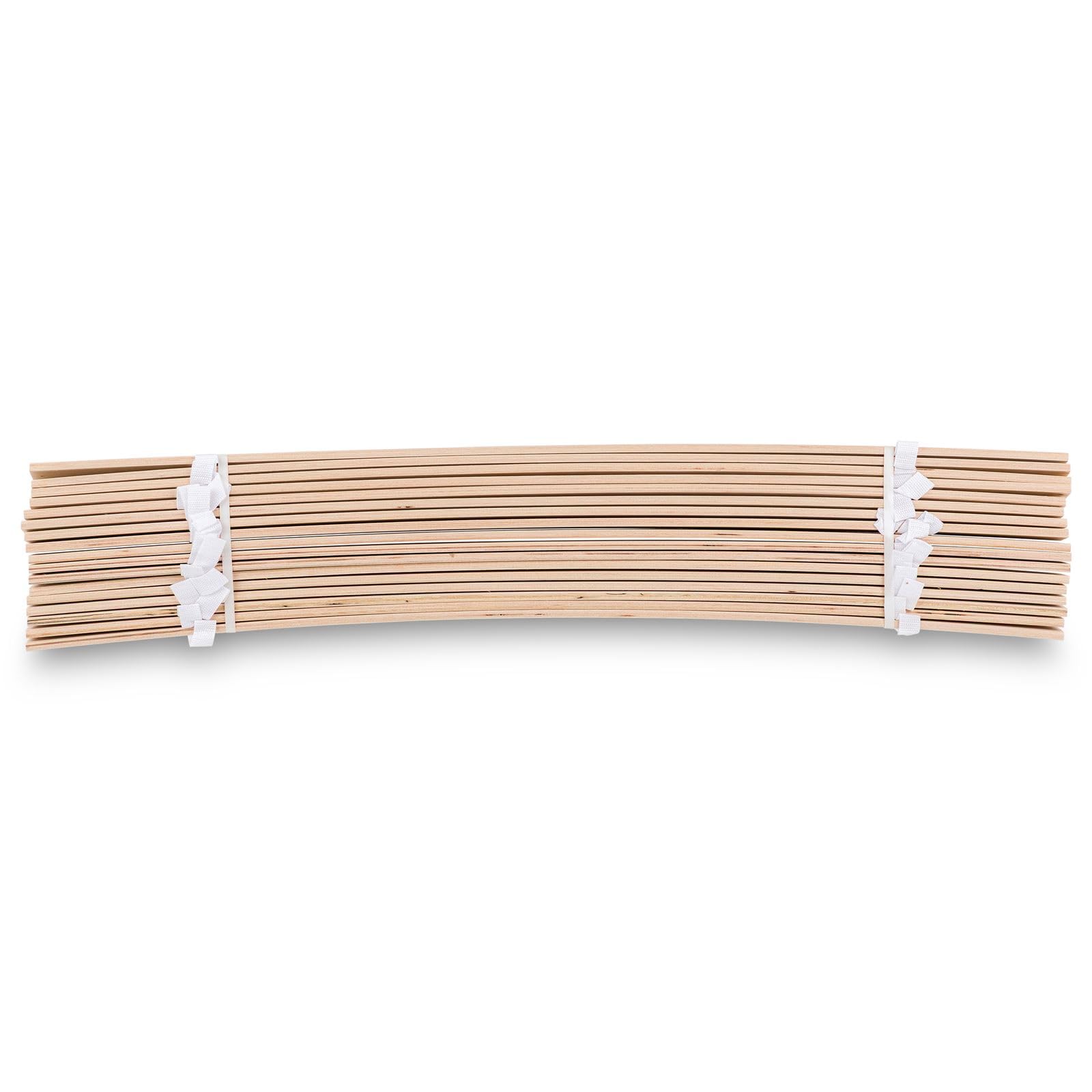 IDIMEX Sommier 100 x 190 cm PASIA 17 Lattes sans Cadre, Sommier à Lattes pré-percées pour lit Simple 1 Place, vis fournies, Convient Aussi pour 100 x 200