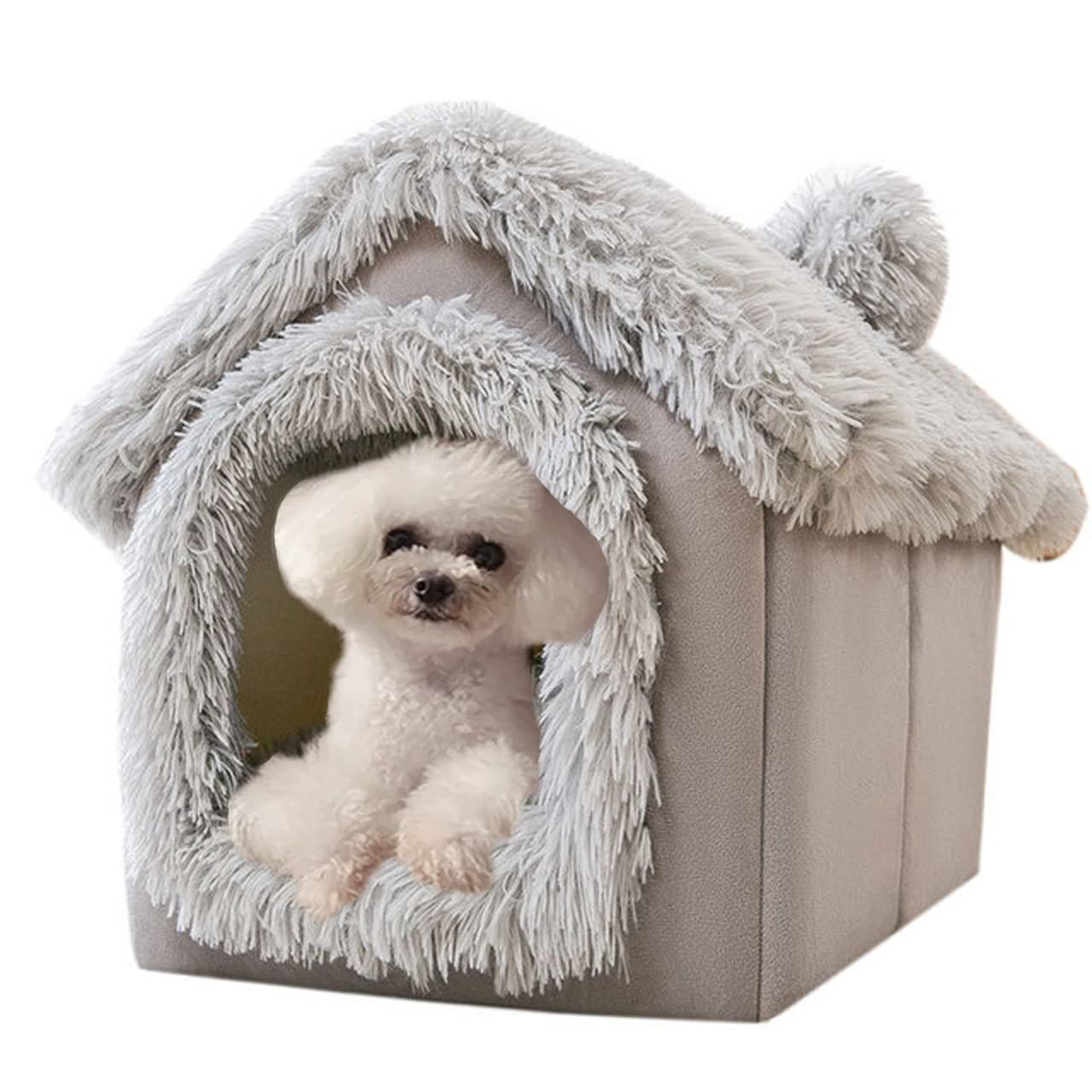 PawPlush Huisdierenbed - Zacht Pootvormig Katten- & Hondenbed Voor Ultiem Comfort