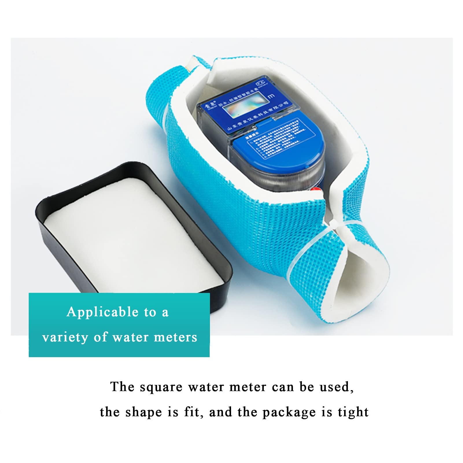 Copertura Isolante Contatore Acqua - Cotone Antigelo, Facile Installazione, Protezione Gelo Invernale